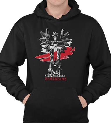 BLUZA Z KAPTUREM WOŁYŃ PAMIĘTAMY